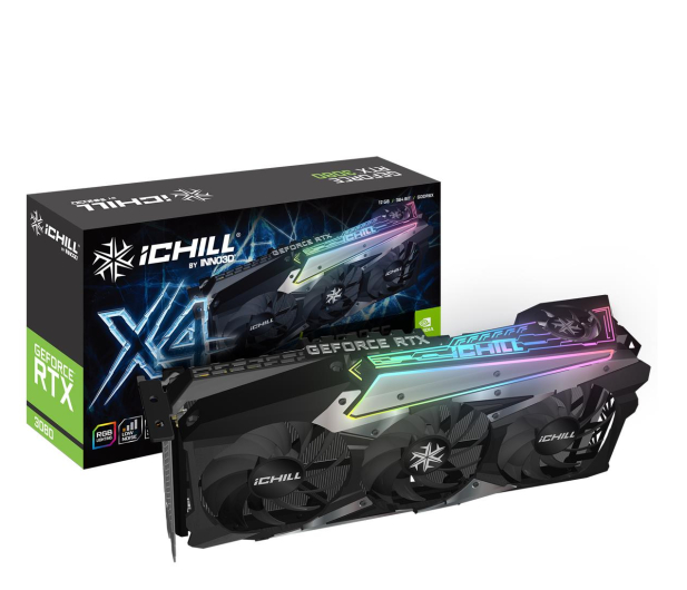 INNO3D GeForce RTX 3080 ICHILL X4 LHR 12GB GDDR6X - 718151 - zdjęcie